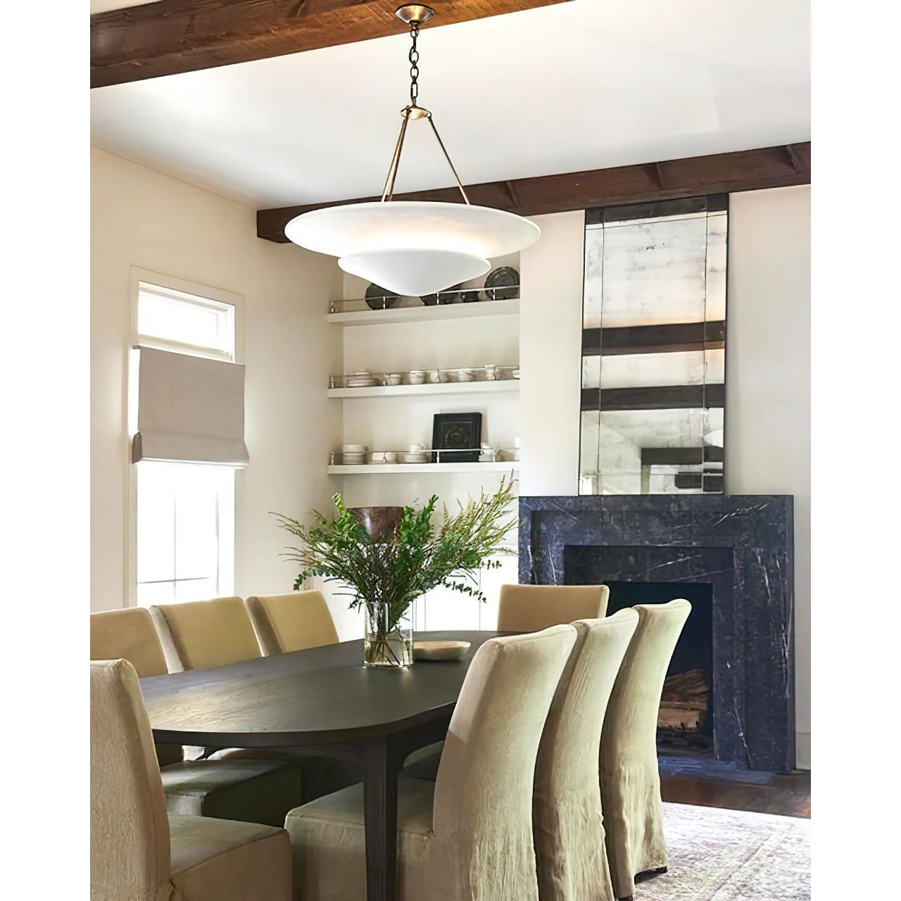 Aerin Contemporary Brass Chandelier - Image 33