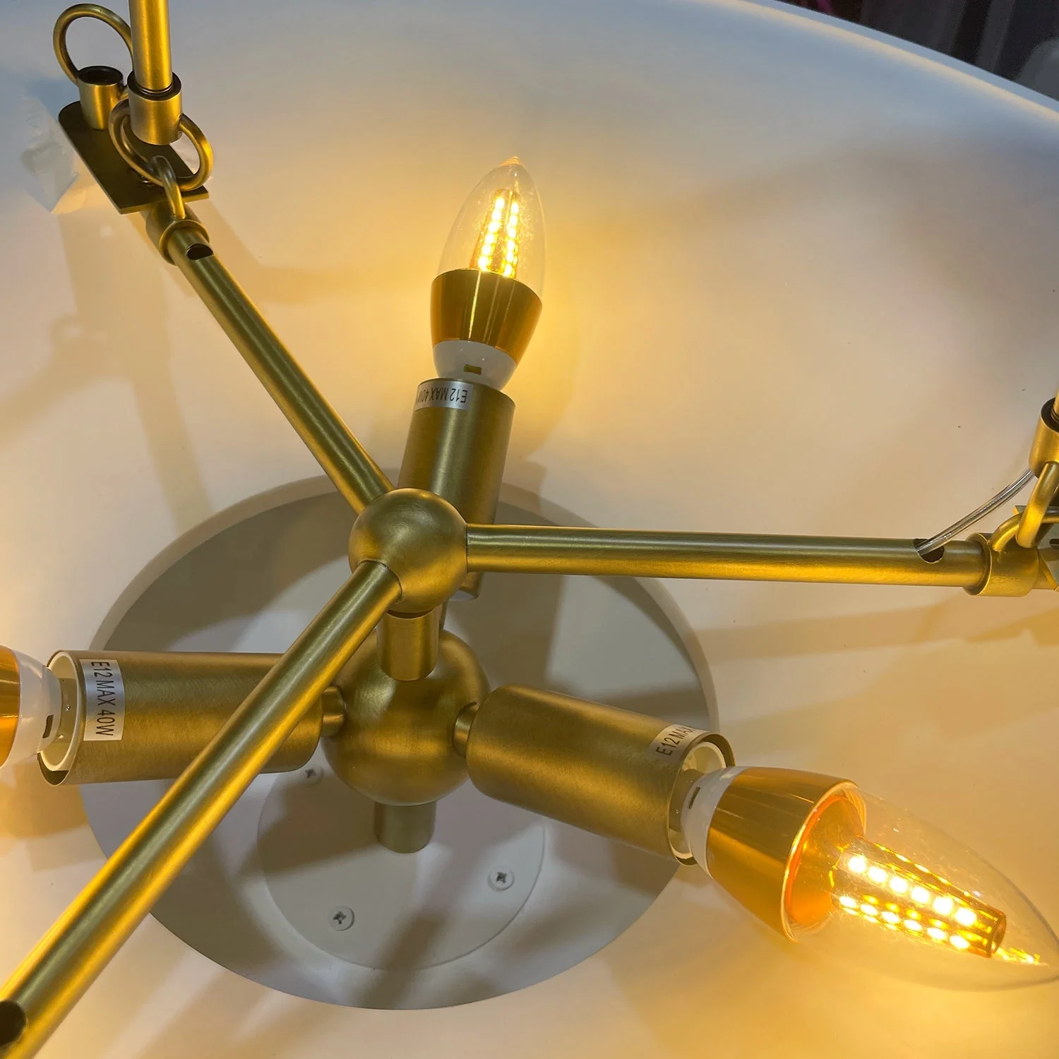 Aerin Contemporary Brass Chandelier - Image 42