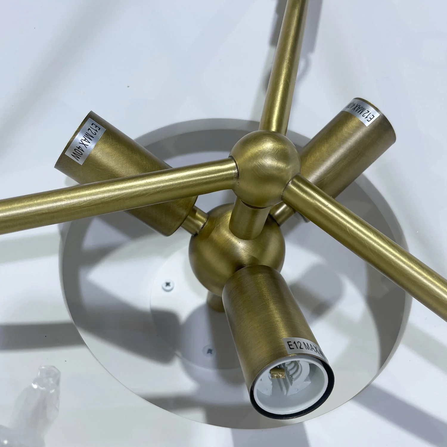 Aerin Contemporary Brass Chandelier - Image 43