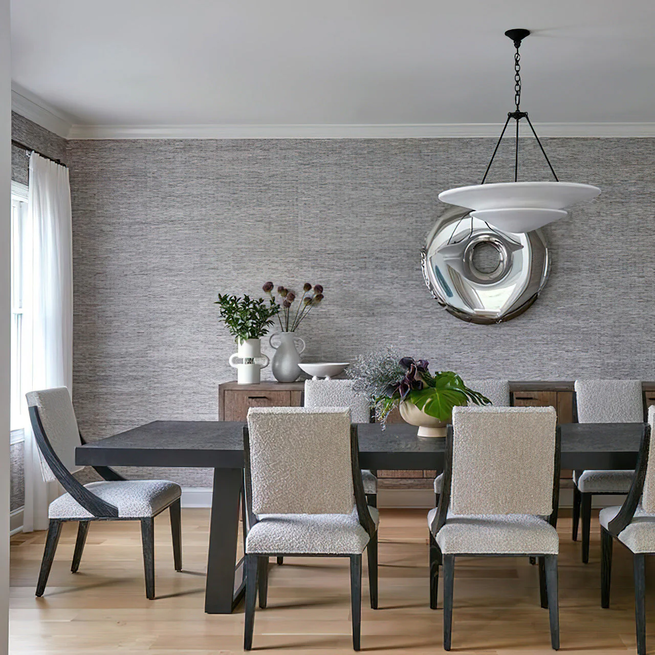 Aerin Contemporary Brass Chandelier - Image 6