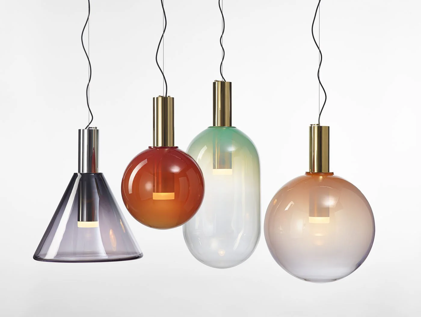 Aeris Minimalist Glass Pendant Lamp - Image 62