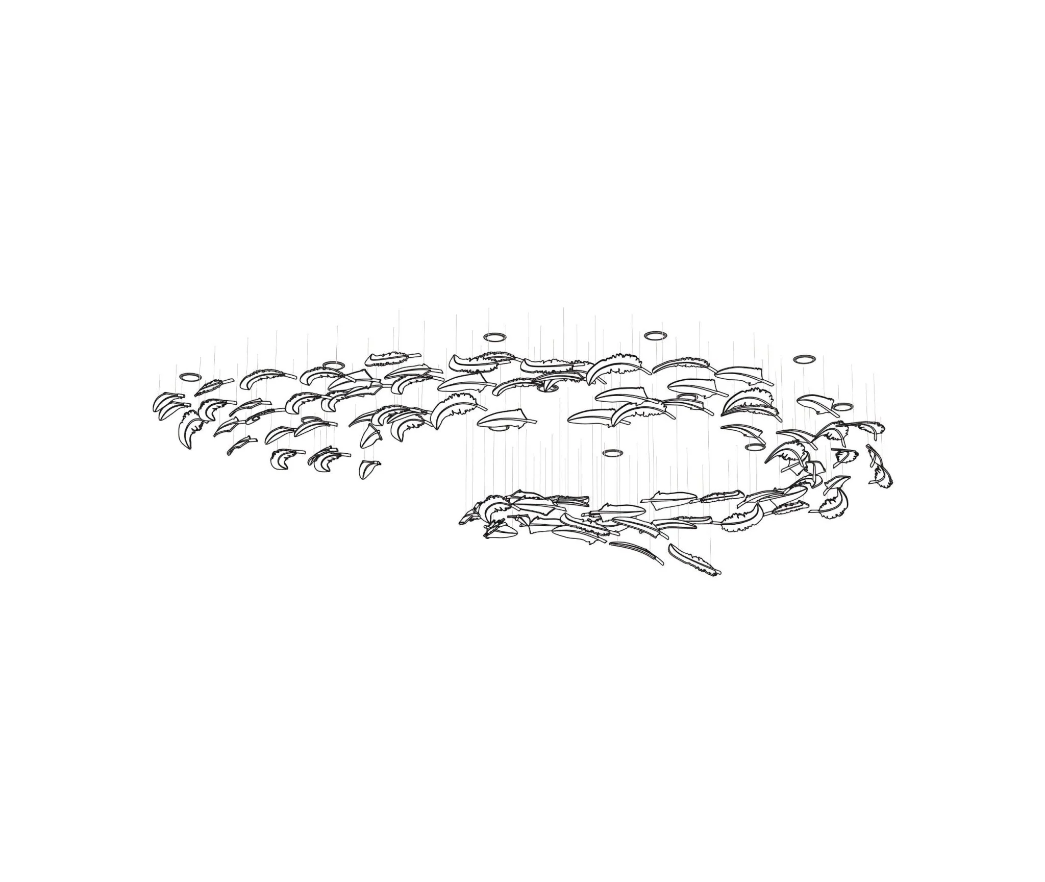 Aetherial Glass Leaf Chandelier - Image 27