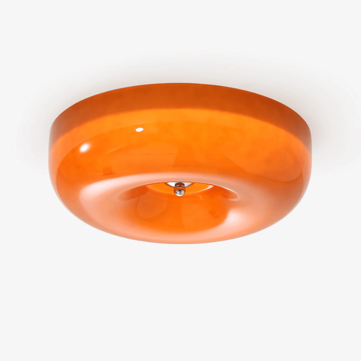 Afralia Modern Minimalist Swirl Glass Ceiling Lamp