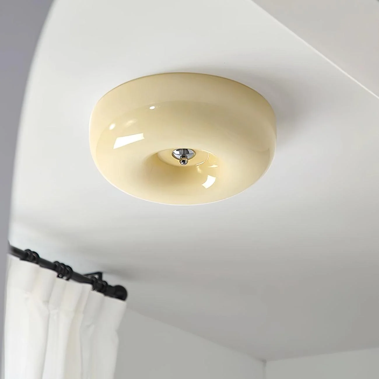 Afralia Modern Minimalist Swirl Glass Ceiling Lamp - Image 18