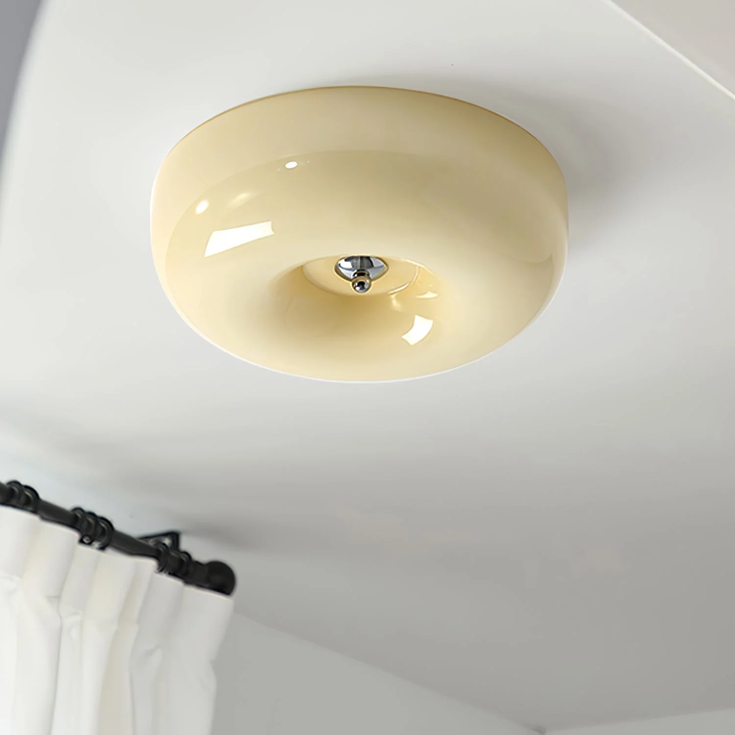 Afralia Modern Minimalist Swirl Glass Ceiling Lamp - Image 19