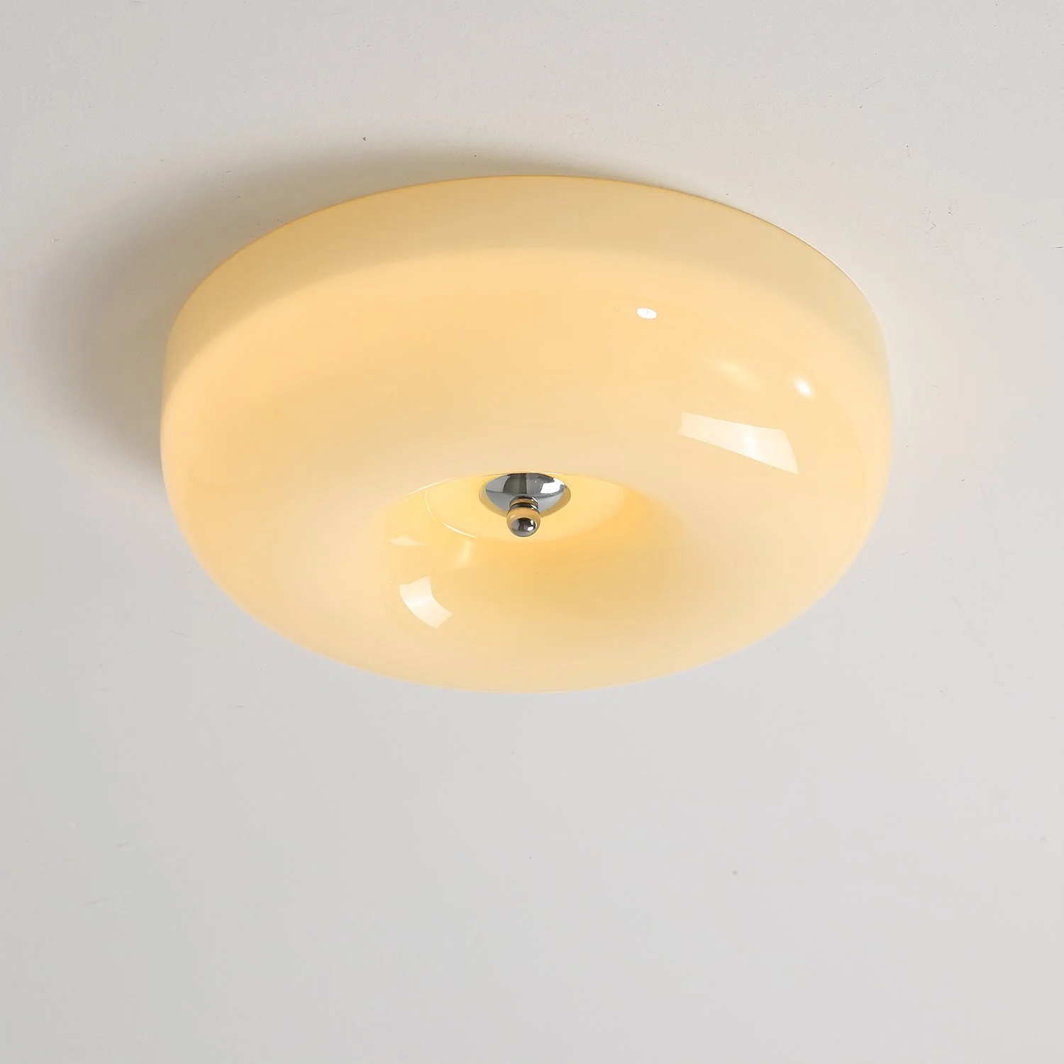 Afralia Modern Minimalist Swirl Glass Ceiling Lamp - Image 3