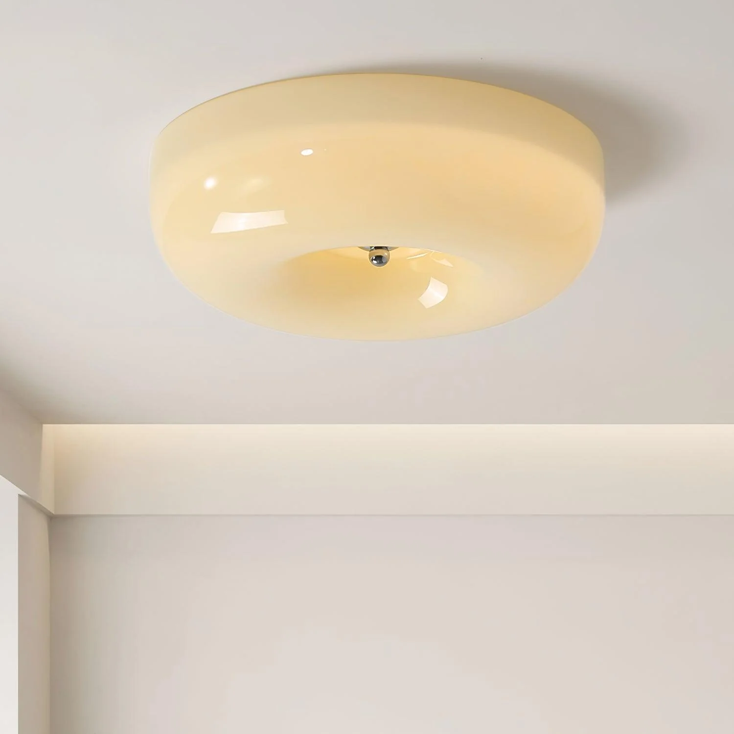 Afralia Modern Minimalist Swirl Glass Ceiling Lamp - Image 32