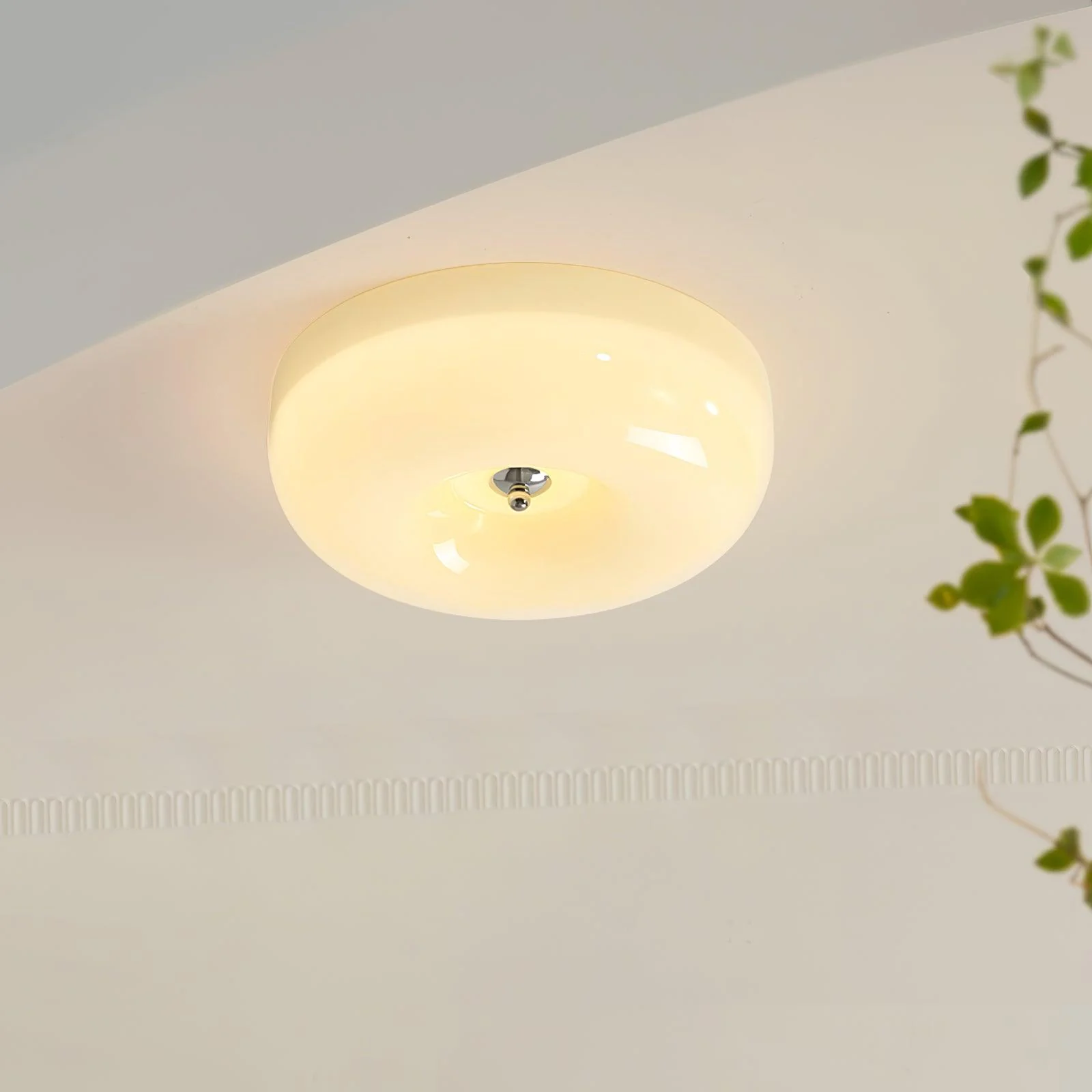 Afralia Modern Minimalist Swirl Glass Ceiling Lamp - Image 33