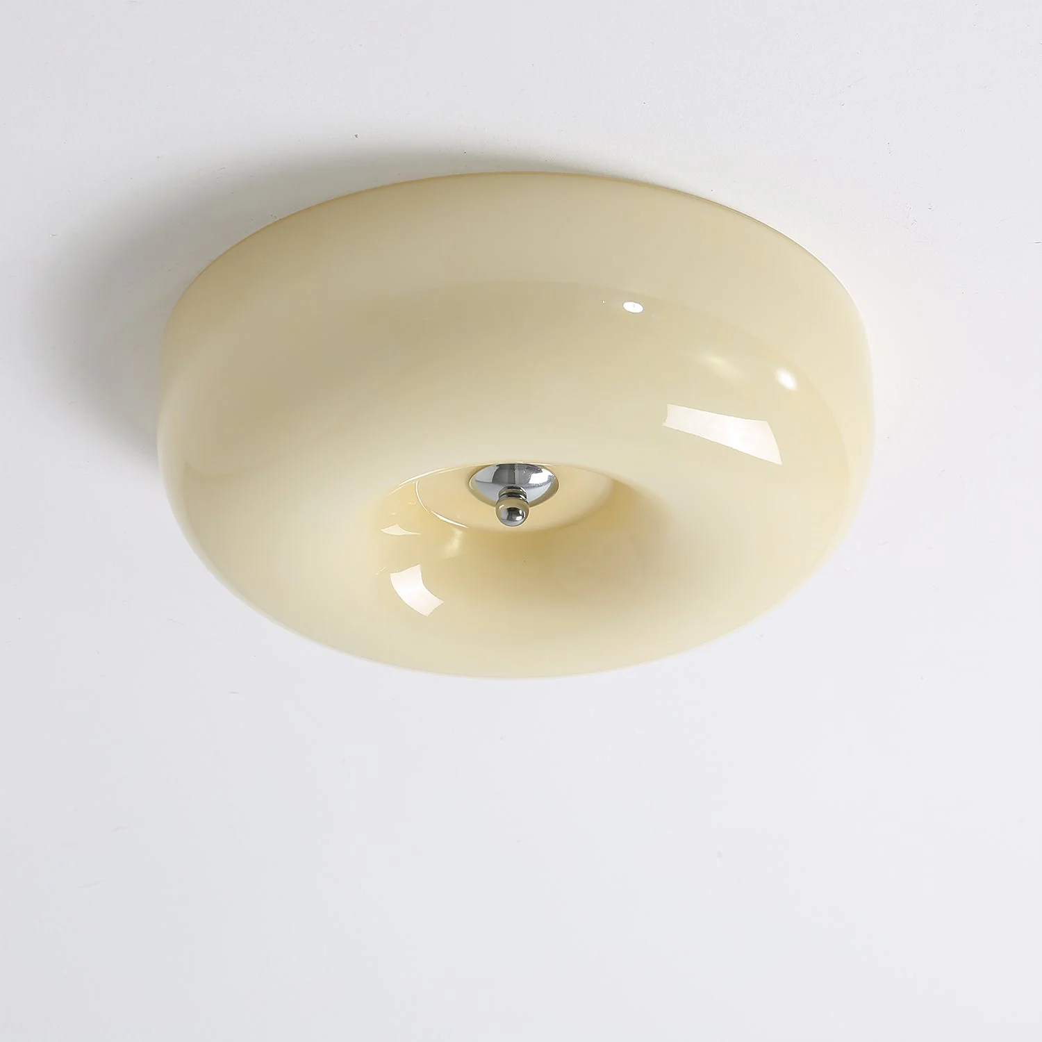 Afralia Modern Minimalist Swirl Glass Ceiling Lamp - Image 6