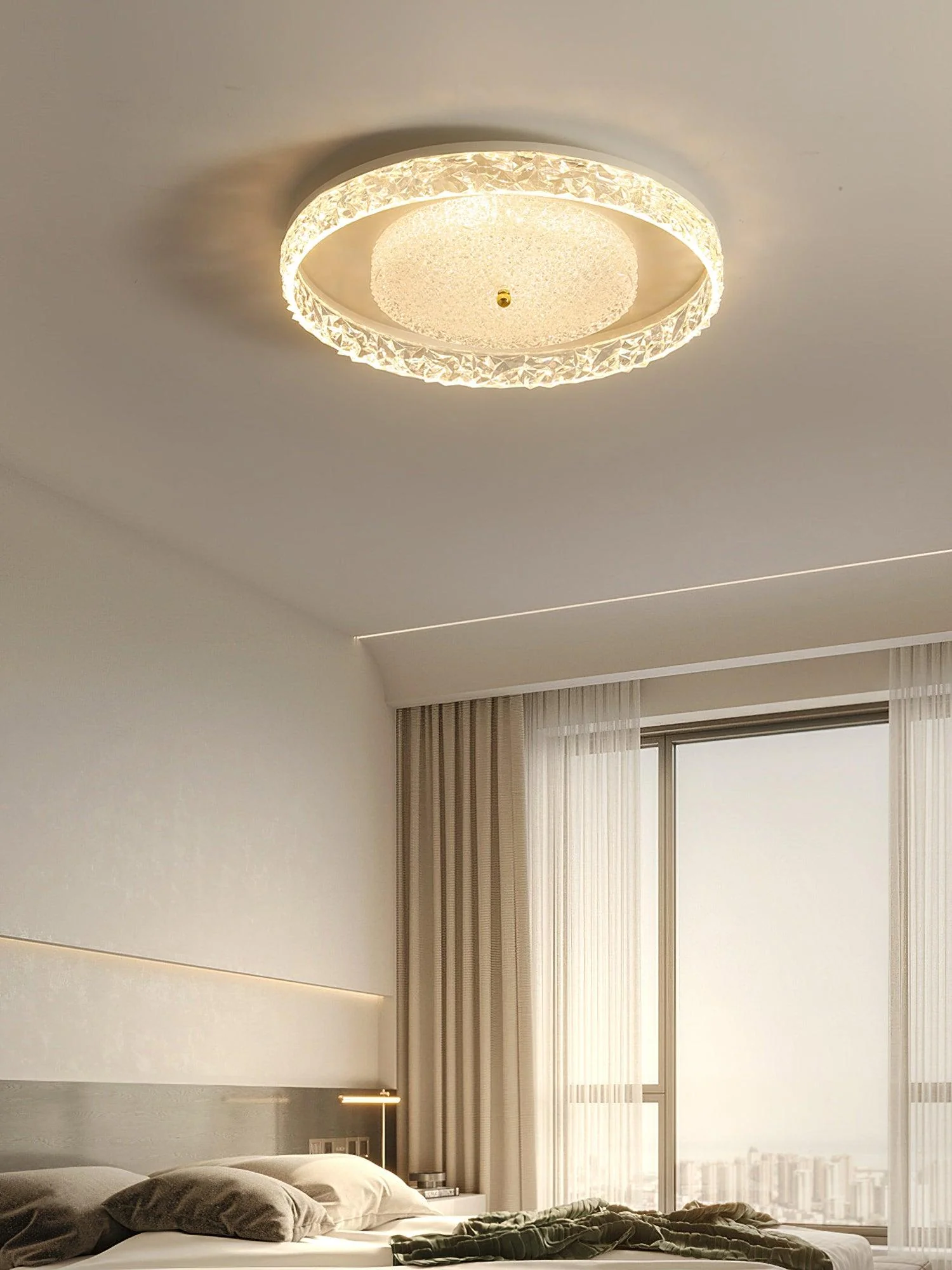 Agave Postmodern Luxury Embedded Crystal Ceiling lamp - Image 12