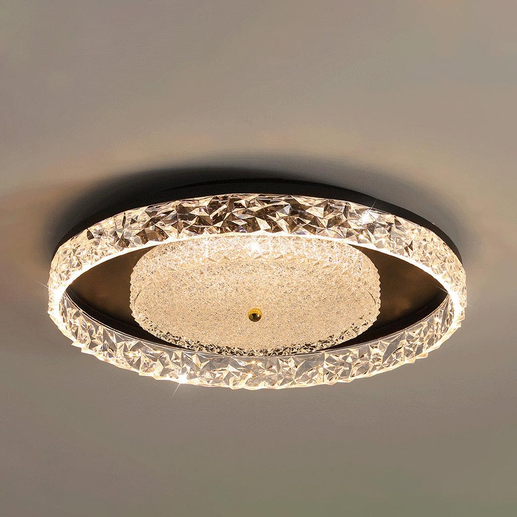 Agave Postmodern Luxury Embedded Crystal Ceiling lamp - Image 3
