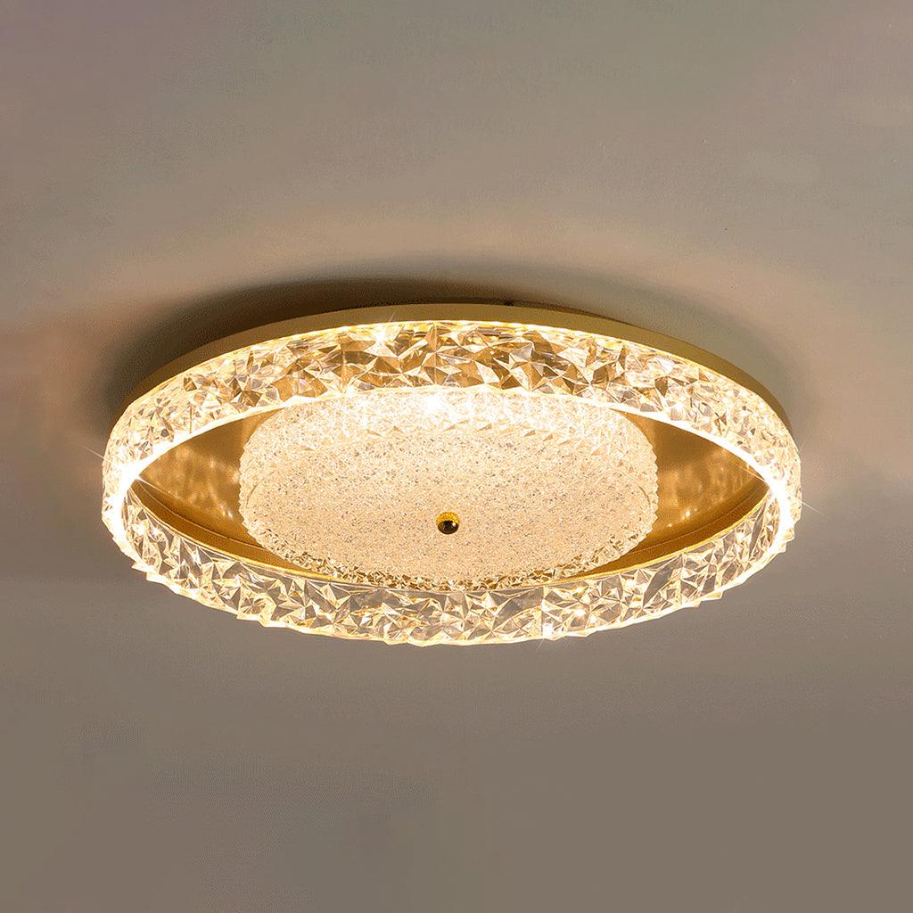 Agave Postmodern Luxury Embedded Crystal Ceiling lamp - Image 5