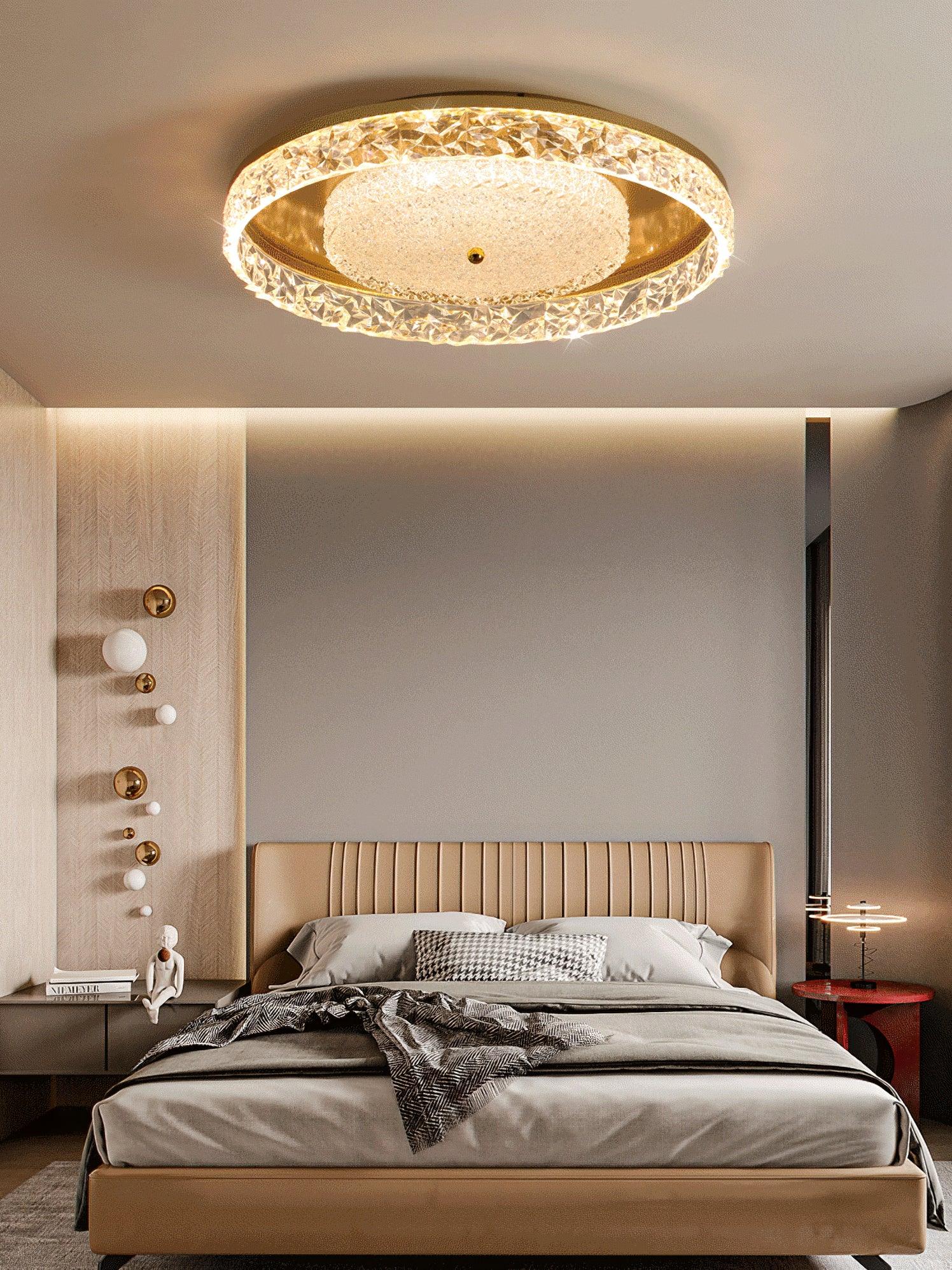 Agave Postmodern Luxury Embedded Crystal Ceiling lamp - Image 9