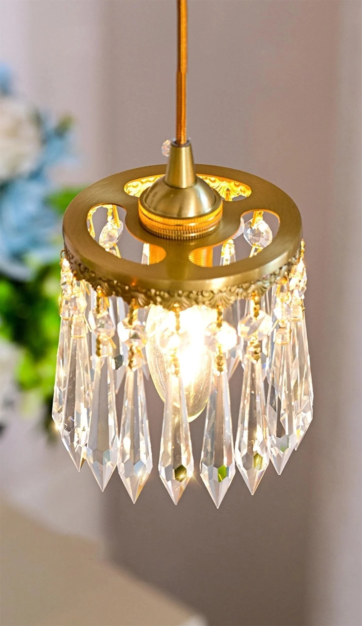 Aged Flying Angel Glass Wall Light - Image 58