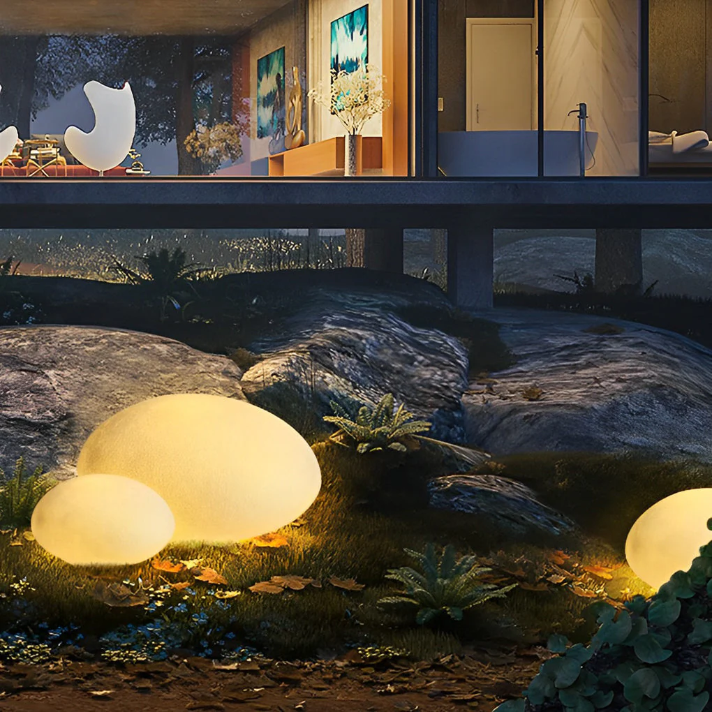 Ages Landscape LED Modern Resin Outdoor Lawn Lamp - Image 3