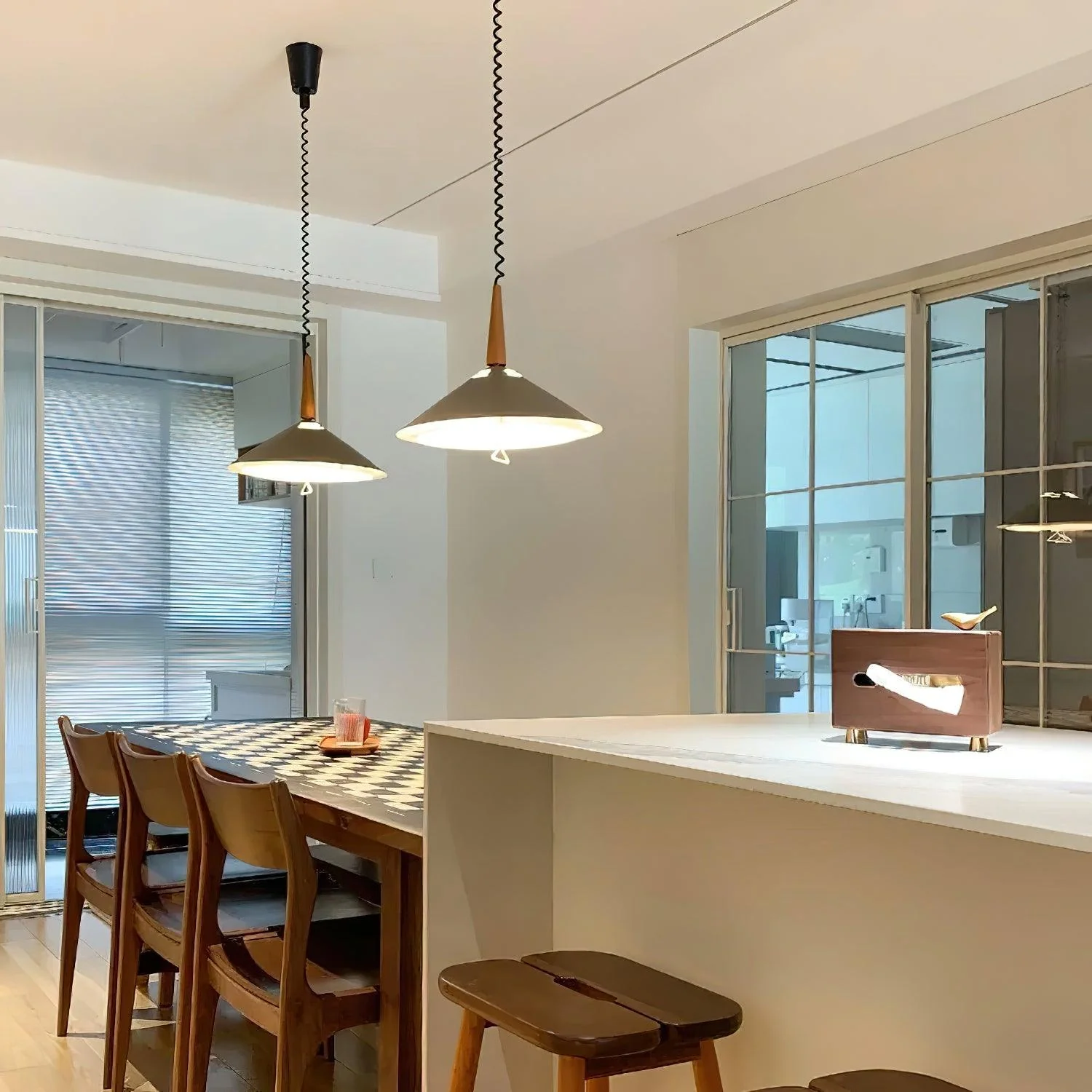 Agnes Modern Minimalist Retro Pendant Lamp - Image 23