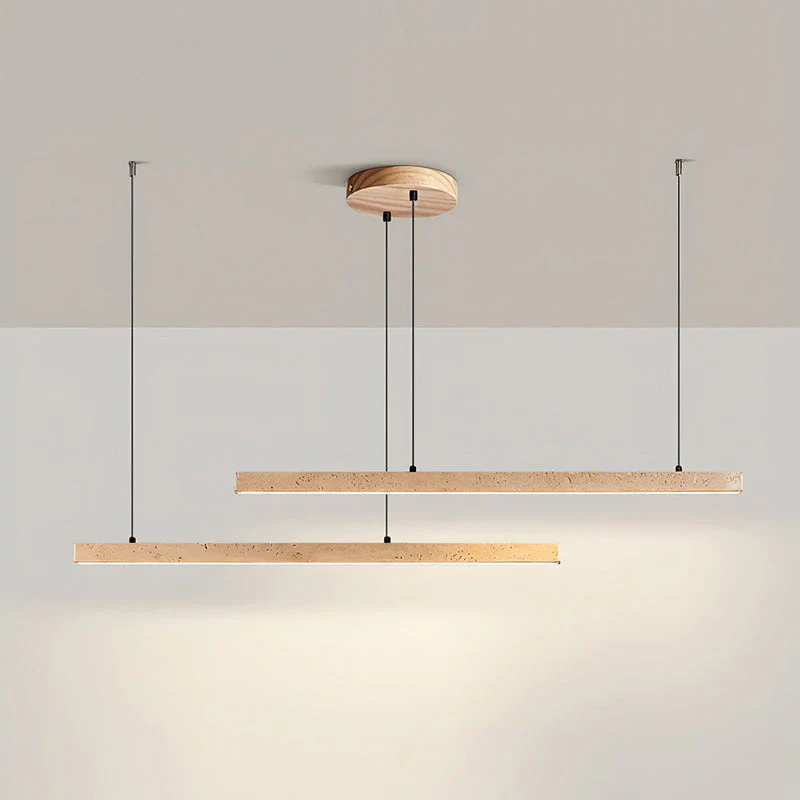 Agureli Wabi-Sabi Travertine Pendant Light - Image 13