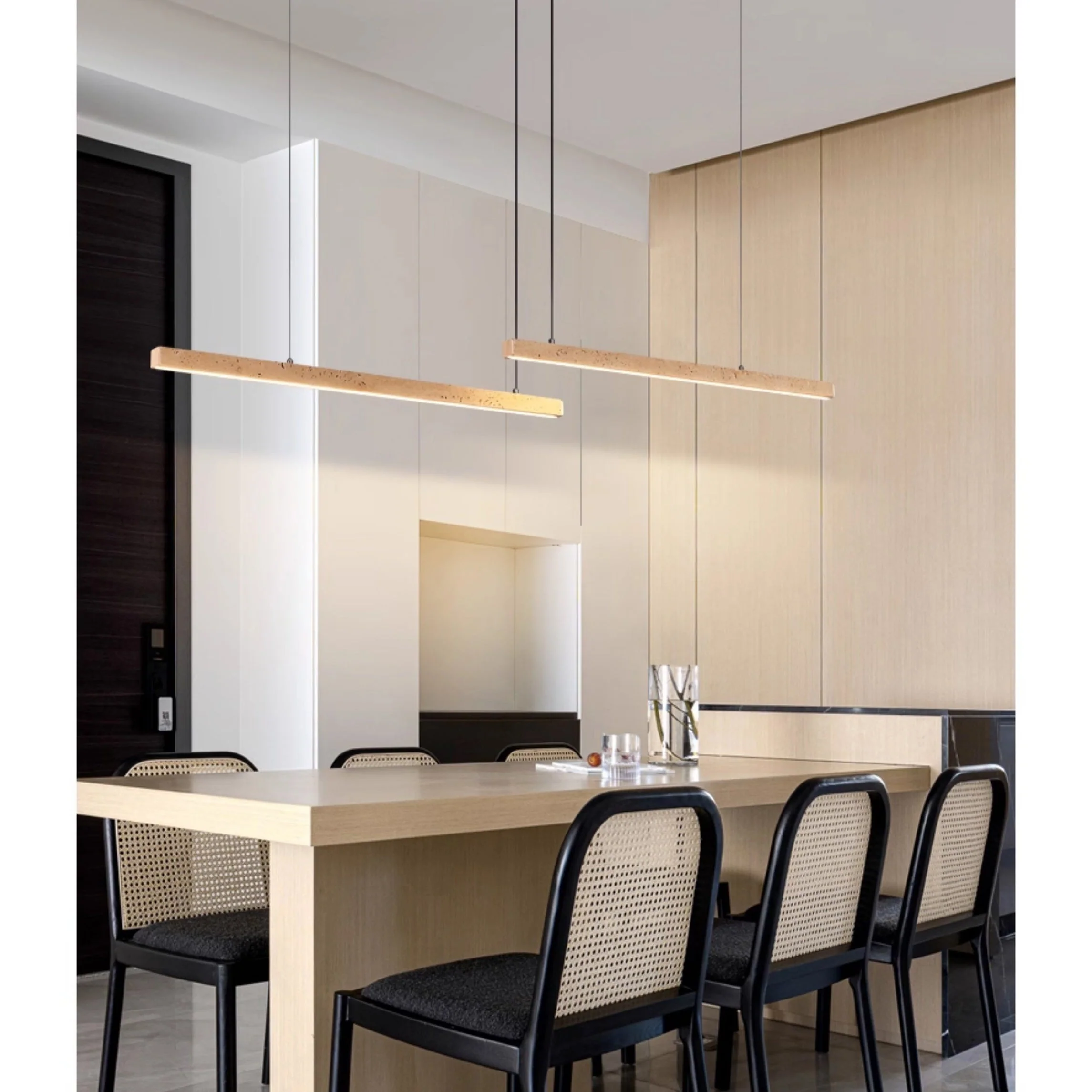 Agureli Wabi-Sabi Travertine Pendant Light - Image 8