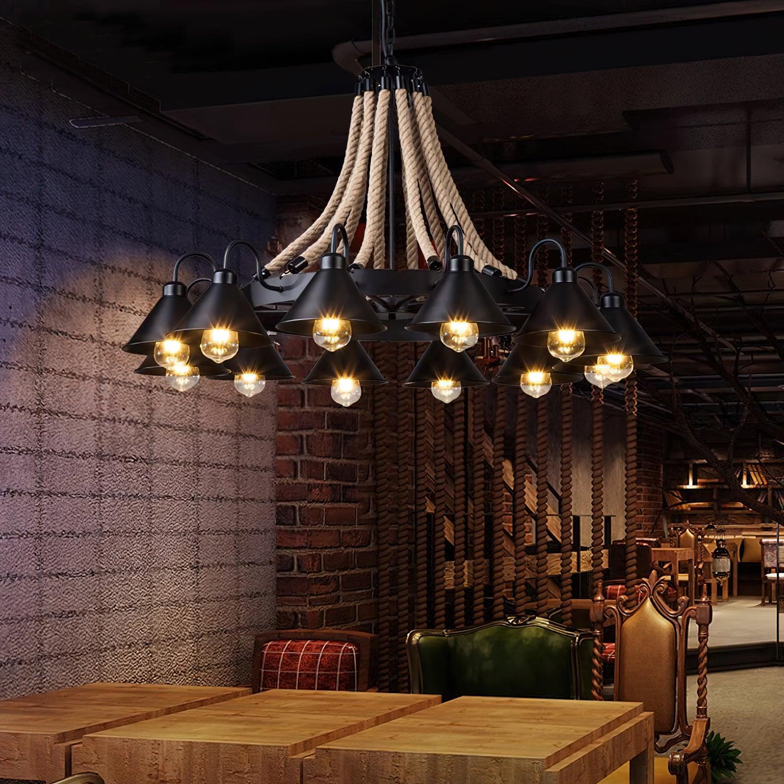 Aiden Industrial Chandelier - Image 18