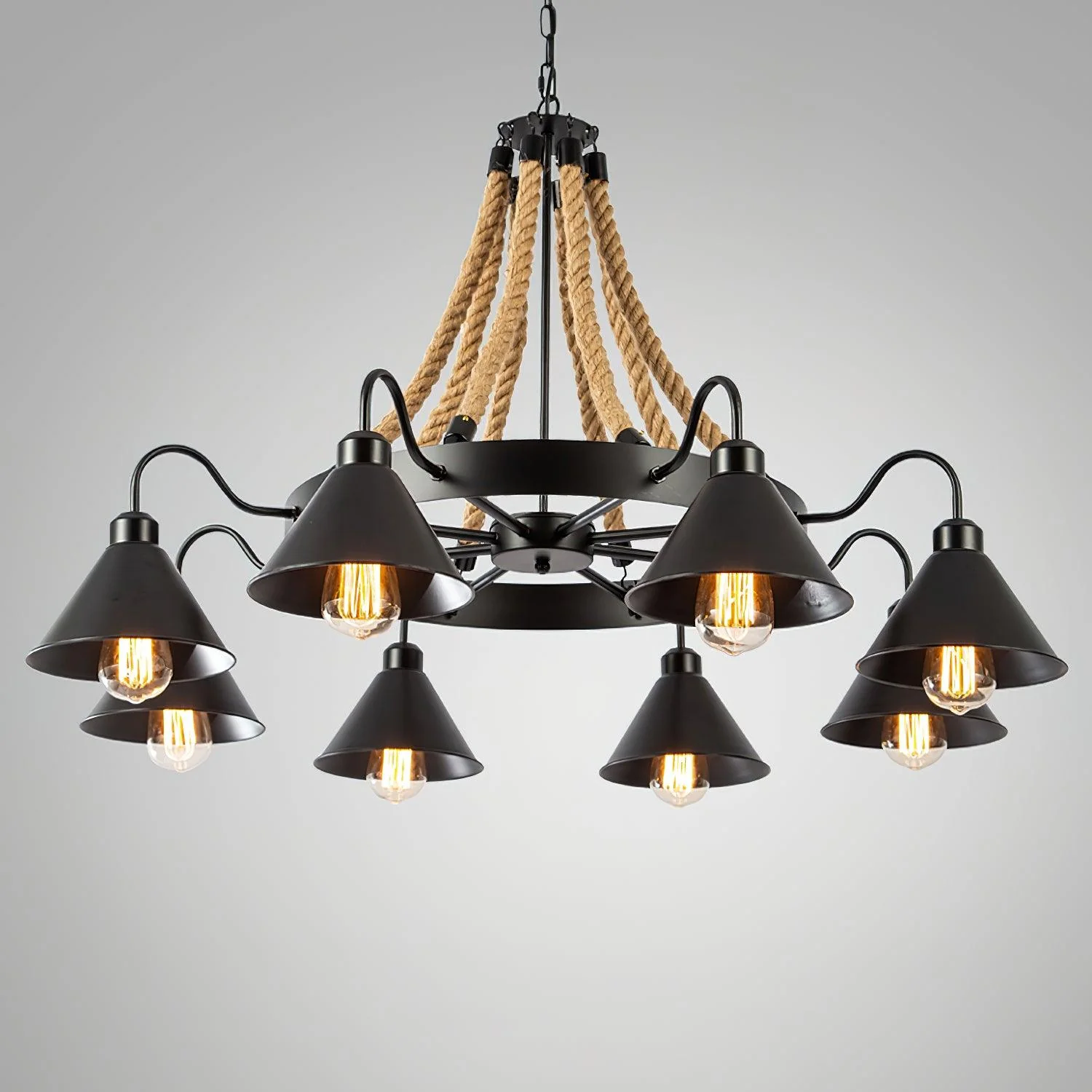 Aiden Industrial Chandelier - Image 22