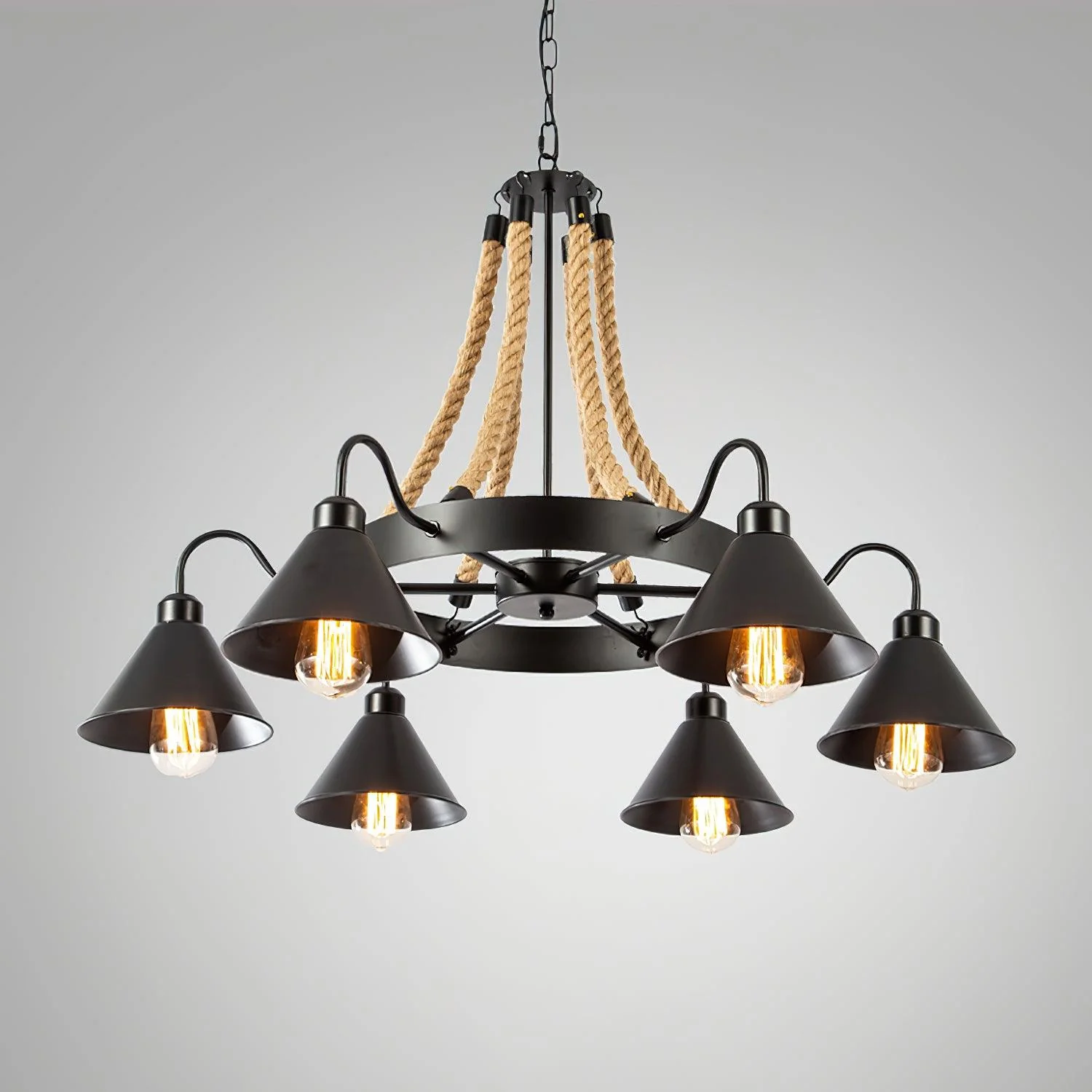 Aiden Industrial Chandelier - Image 3