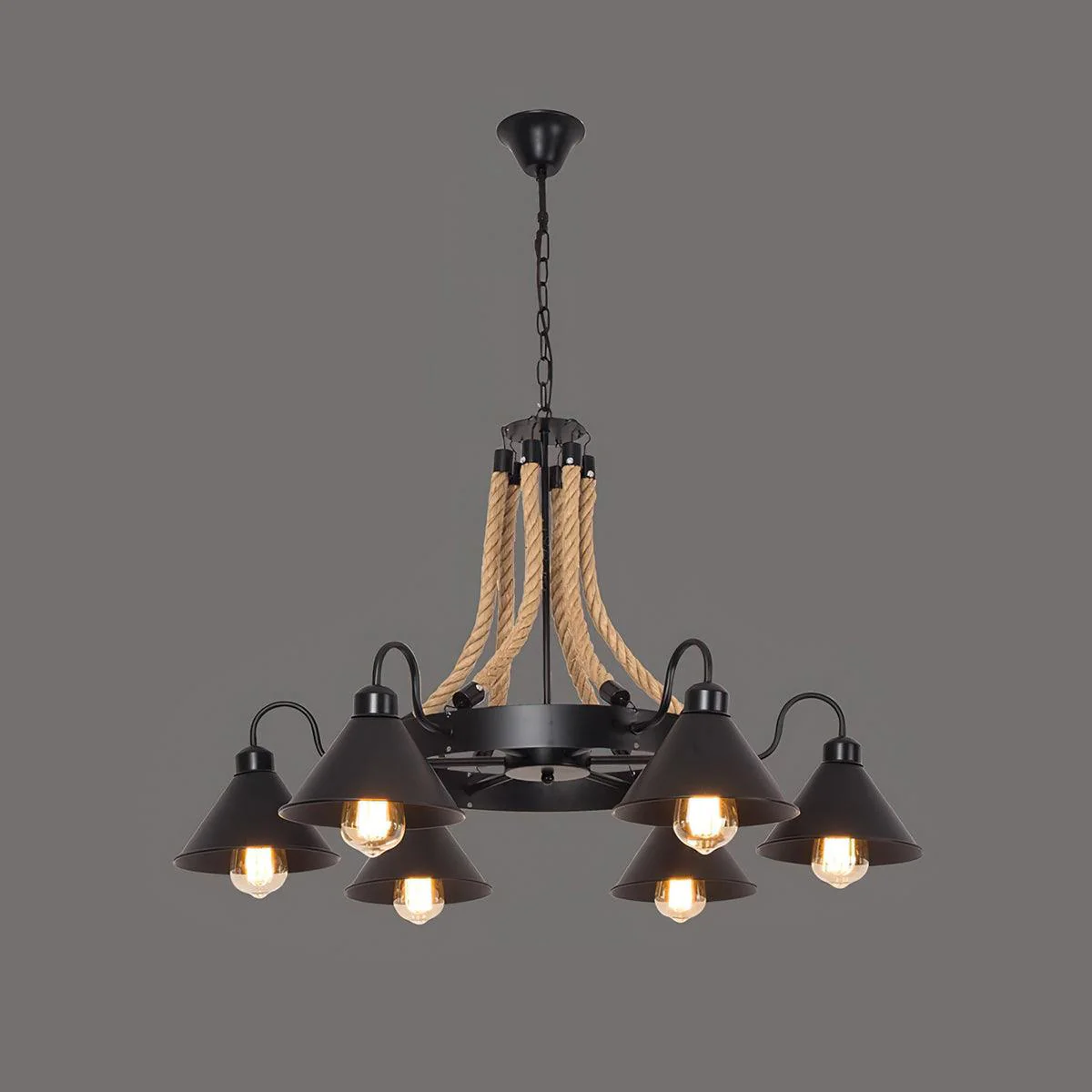 Aiden Industrial Chandelier - Image 9
