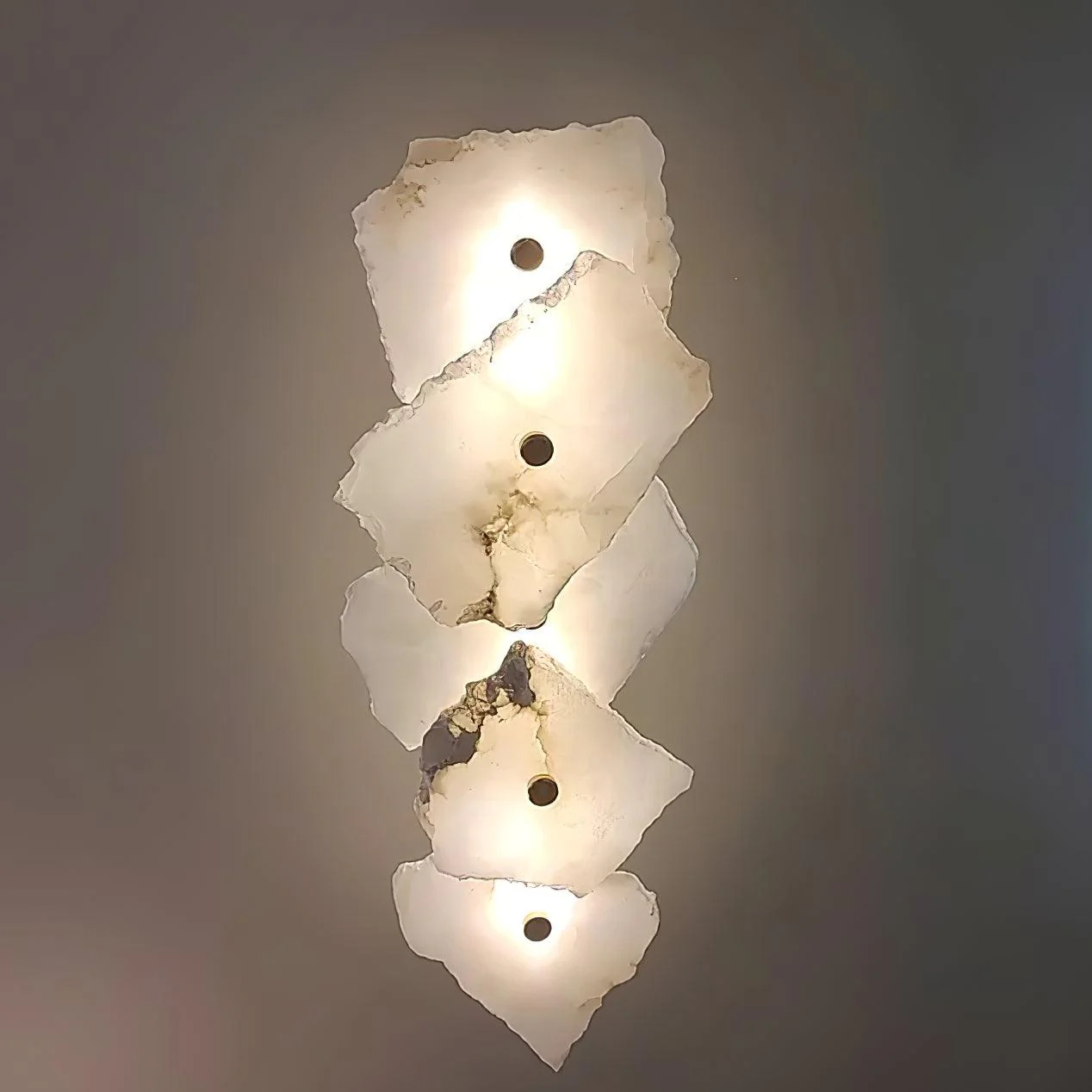 Alaeila Floral Cluster Alabaster Wall Light - Image 10