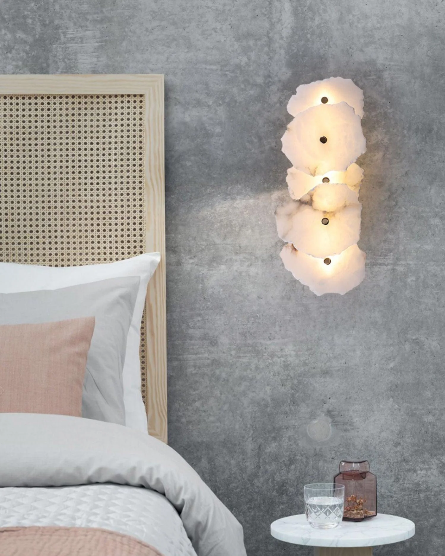 Alaeila Floral Cluster Alabaster Wall Light - Image 35