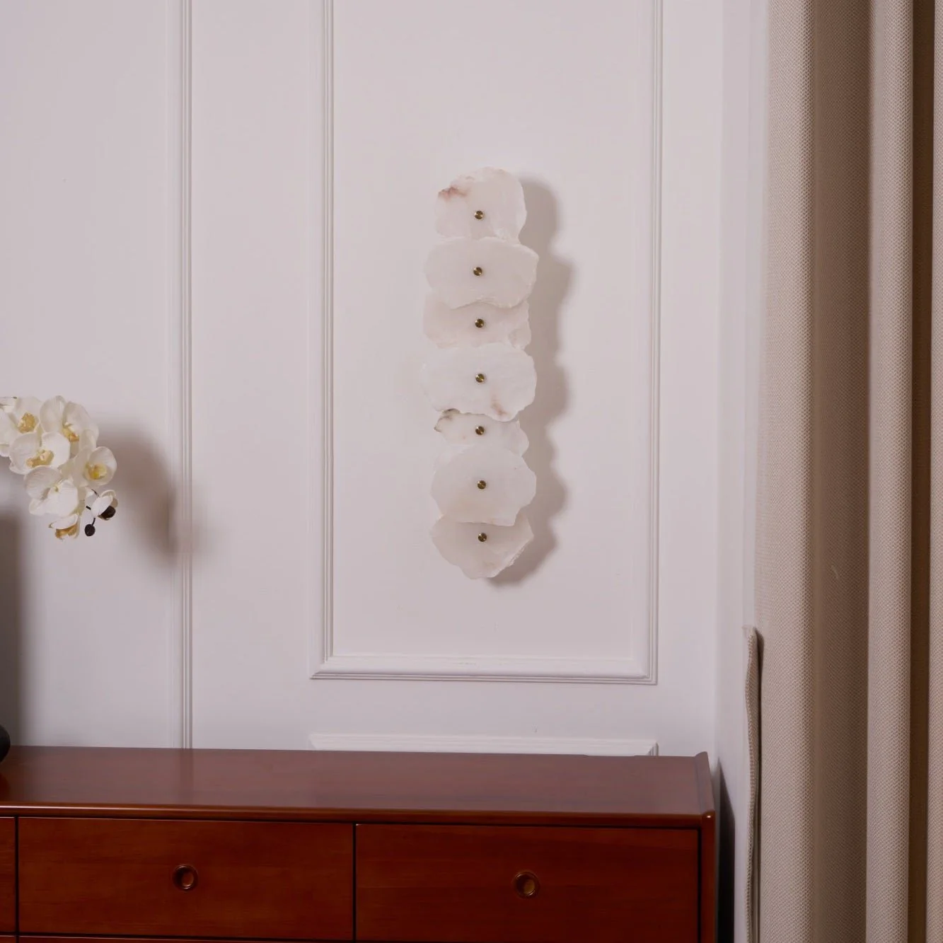 Alaeila Floral Cluster Alabaster Wall Light - Image 36