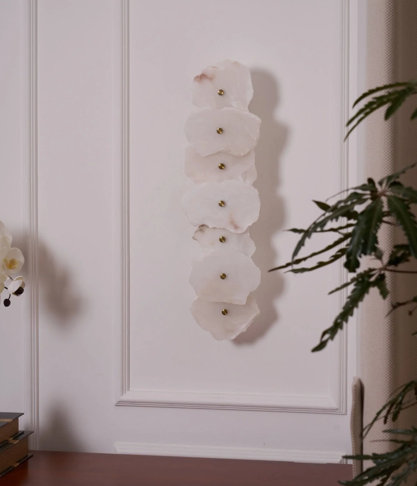 Alaeila Floral Cluster Alabaster Wall Light - Image 37