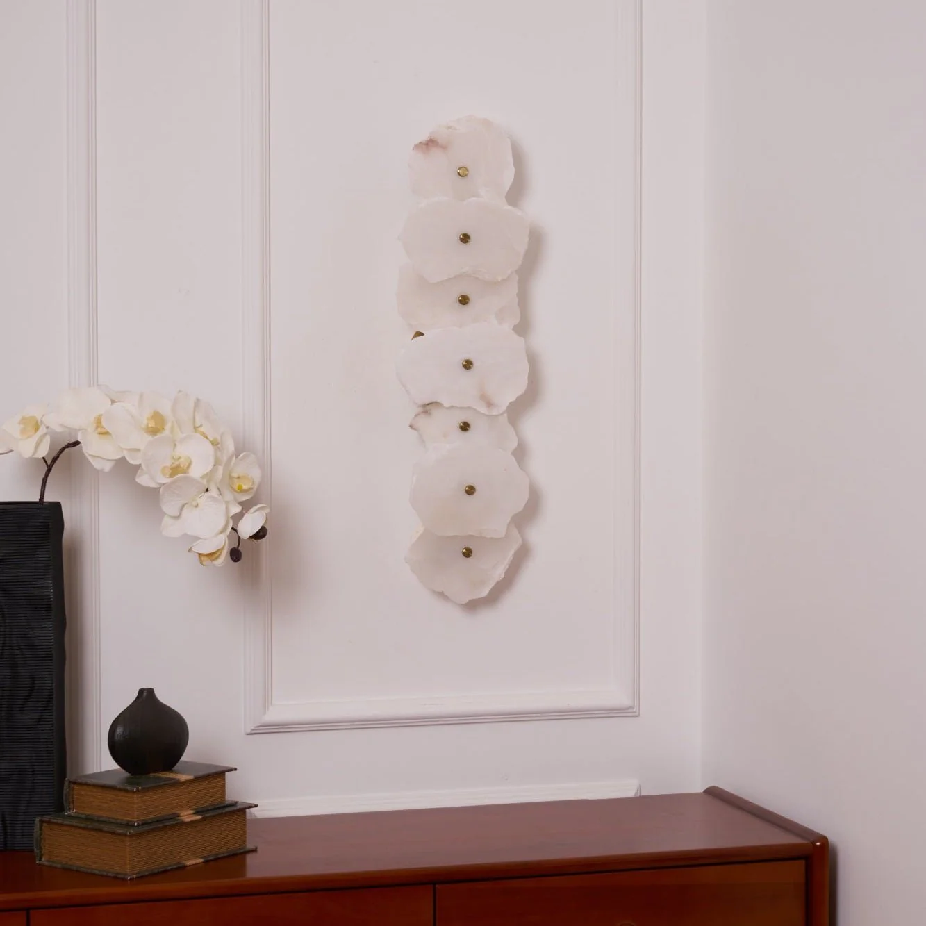 Alaeila Floral Cluster Alabaster Wall Light - Image 53