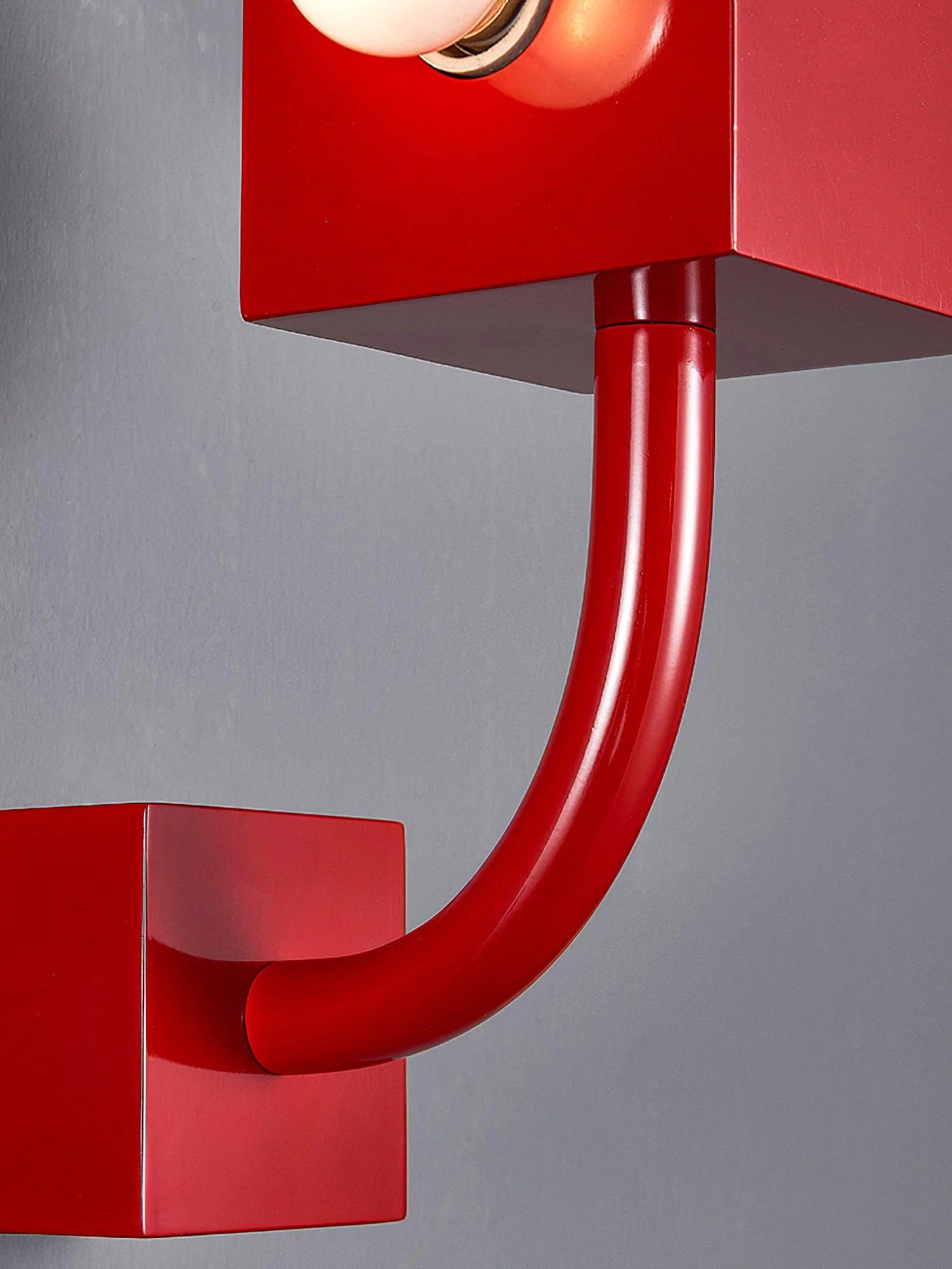 Alanna Individual Creativity Red Cube Wall Lamp - Image 19