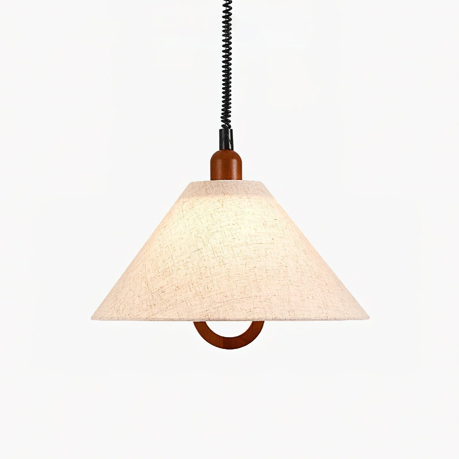 Alcaria Premium Nordic Art Fabric Wood Pendant Lamp - Image 25