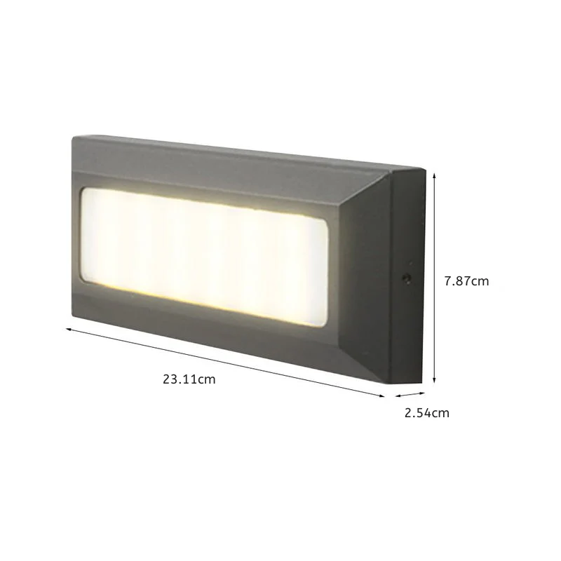 Alda Modern Minimalist Outdoor Stair Lights - Image 6
