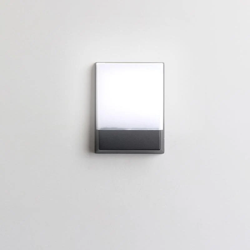 Ali Square Modern Black Outdoor Wall Lights Porch Lights - Image 3
