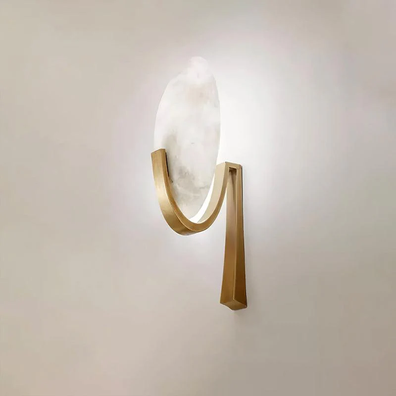 Alice Minimalist Alabaster Wall Light - Image 21