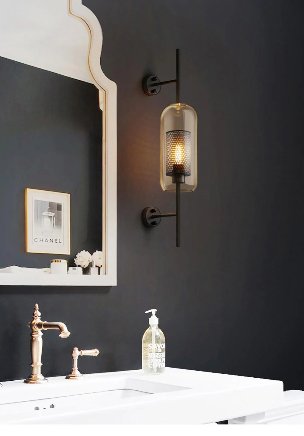 Alice Premium Nordic Art Glass Wall Light - Image 3
