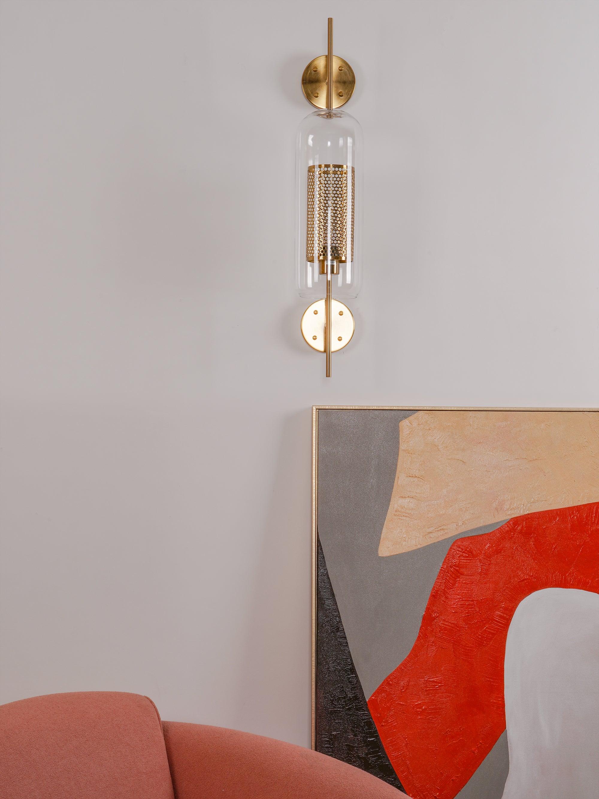 Alice Premium Nordic Art Glass Wall Light - Image 49