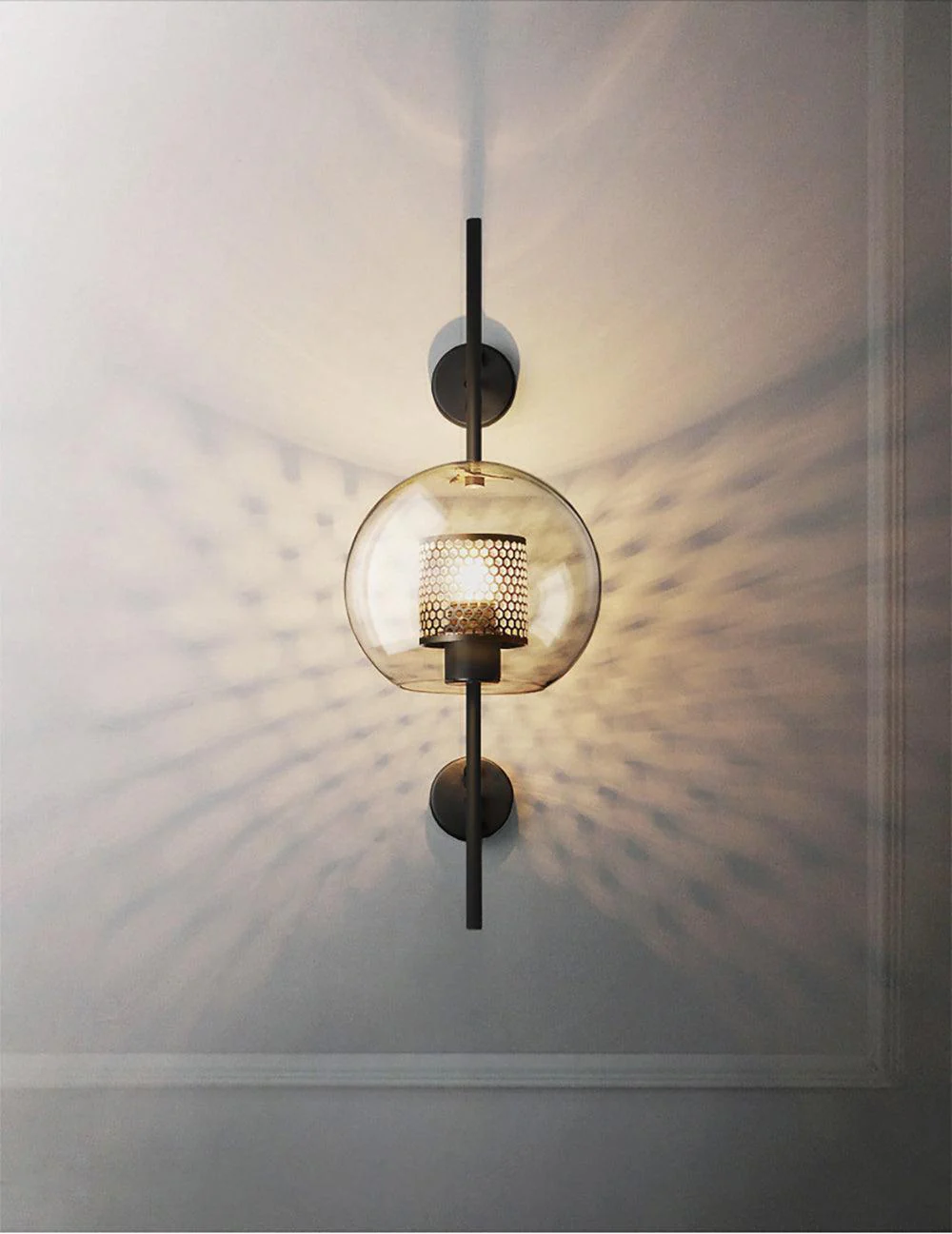 Alice Premium Nordic Art Glass Wall Light - Image 5