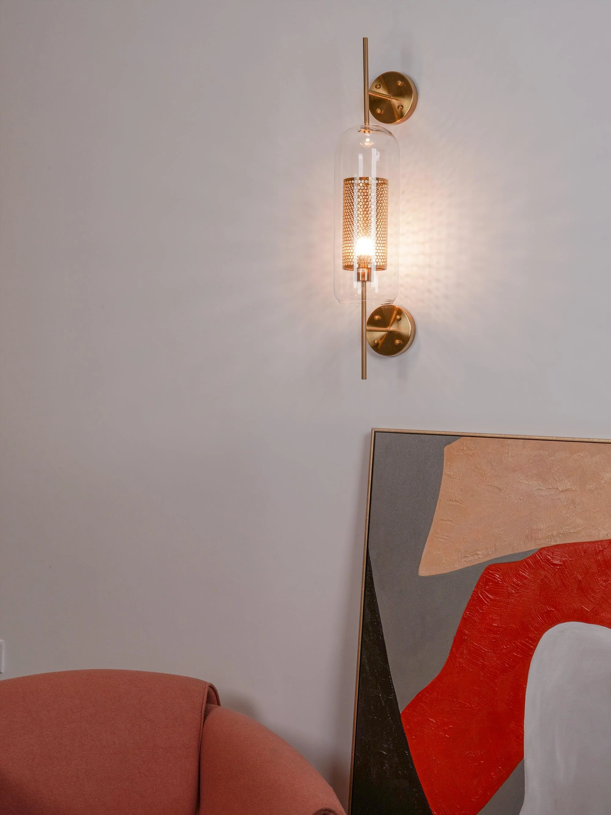 Alice Premium Nordic Art Glass Wall Light - Image 50