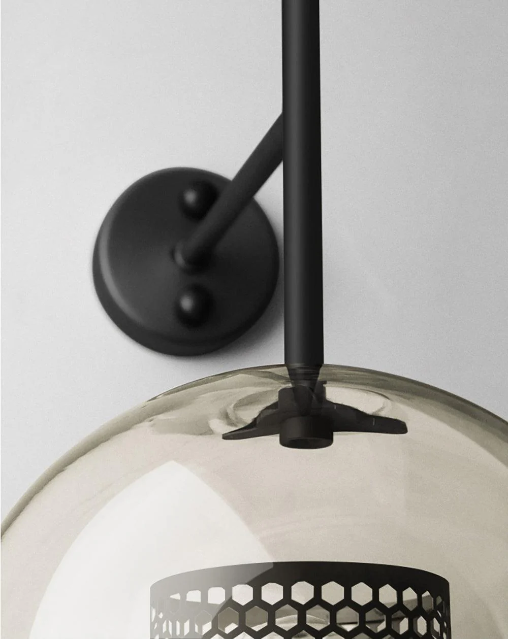 Alice Premium Nordic Art Glass Wall Light - Image 6