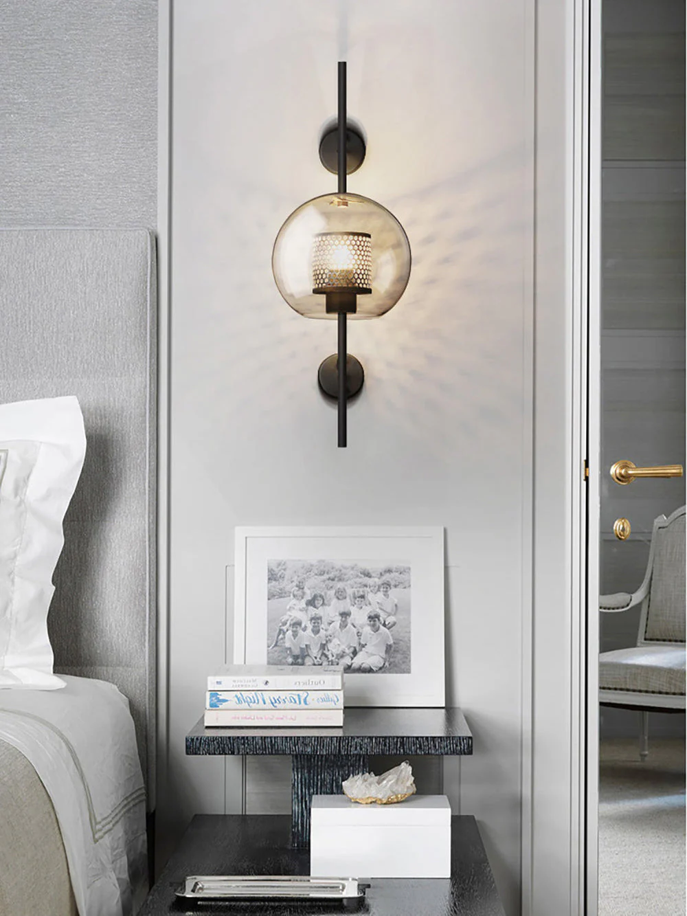 Alice Premium Nordic Art Glass Wall Light - Image 74