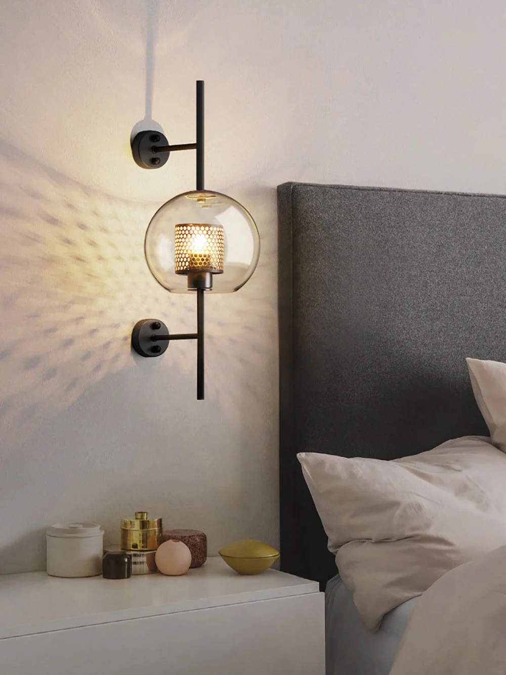 Alice Premium Nordic Art Glass Wall Light - Image 97