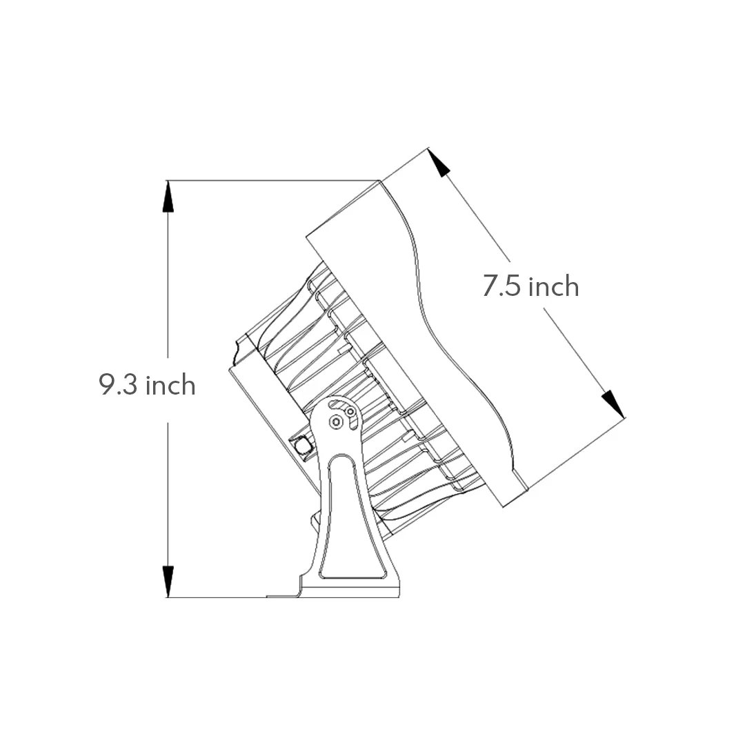 Aliy LED Modern Minimalist Exterior Spotlight - Image 2