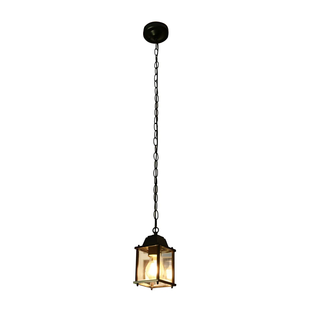 Alma Square Modern Glass Outdoor Pendant Lights - Image 8