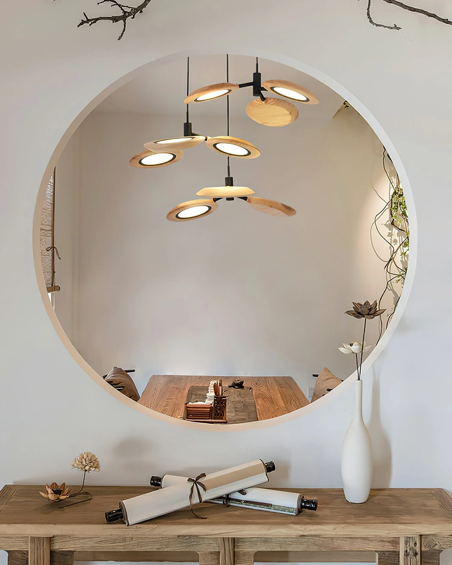 Alnoraris Tiered Wood Pendant Light - Image 16