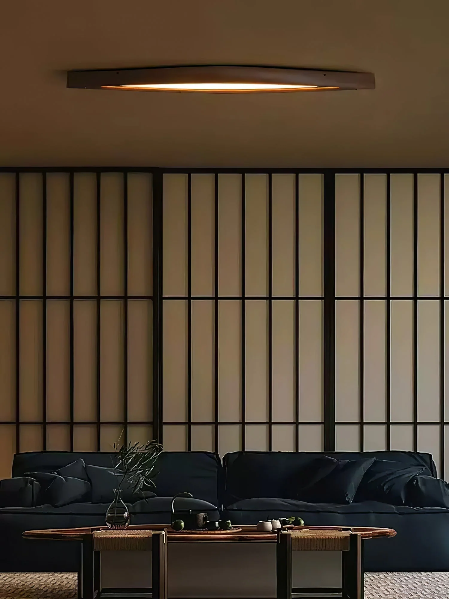 Alnoreth Nordic Horizon Linear Wood Ceiling Lamp - Image 13