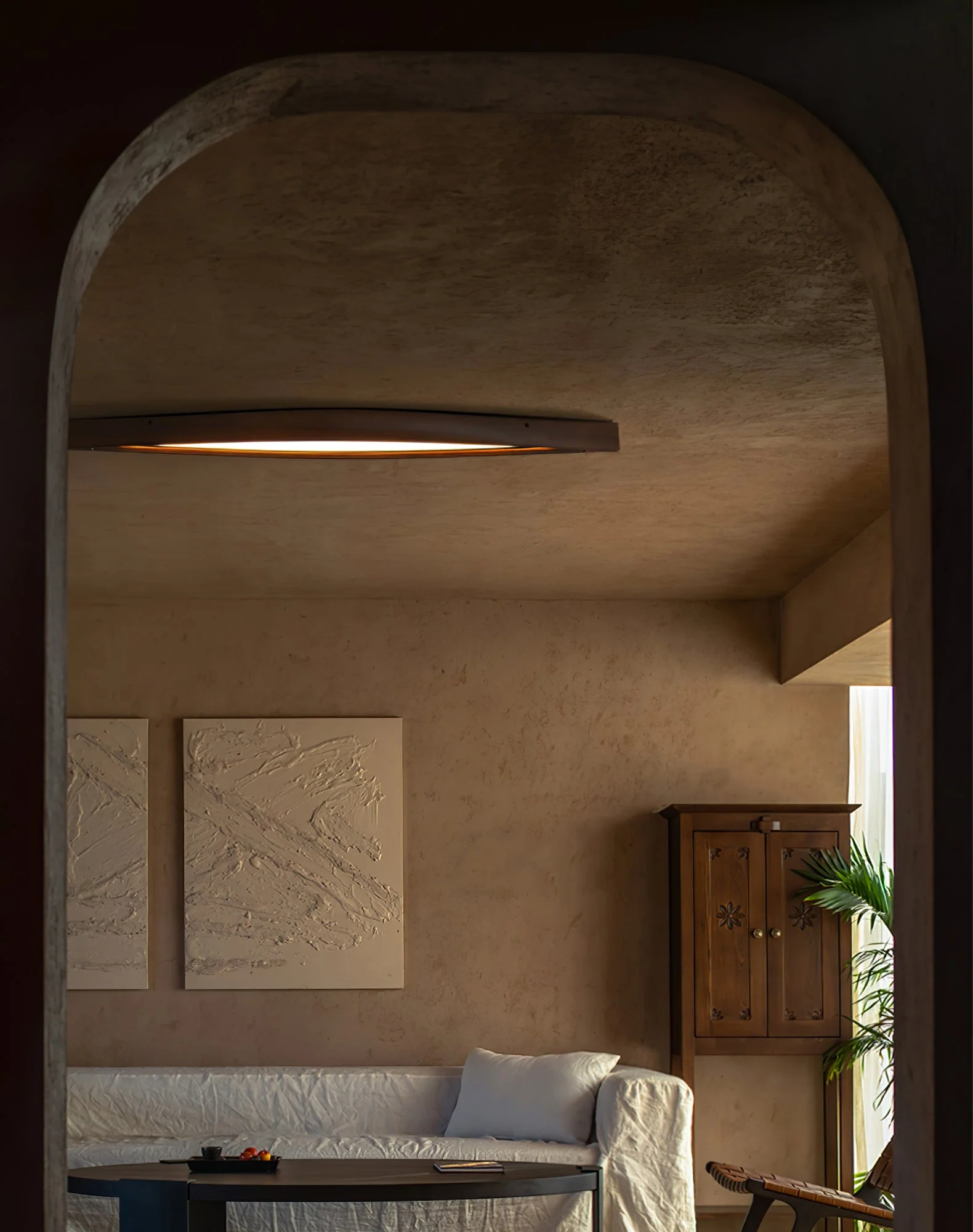 Alnoreth Nordic Horizon Linear Wood Ceiling Lamp - Image 15