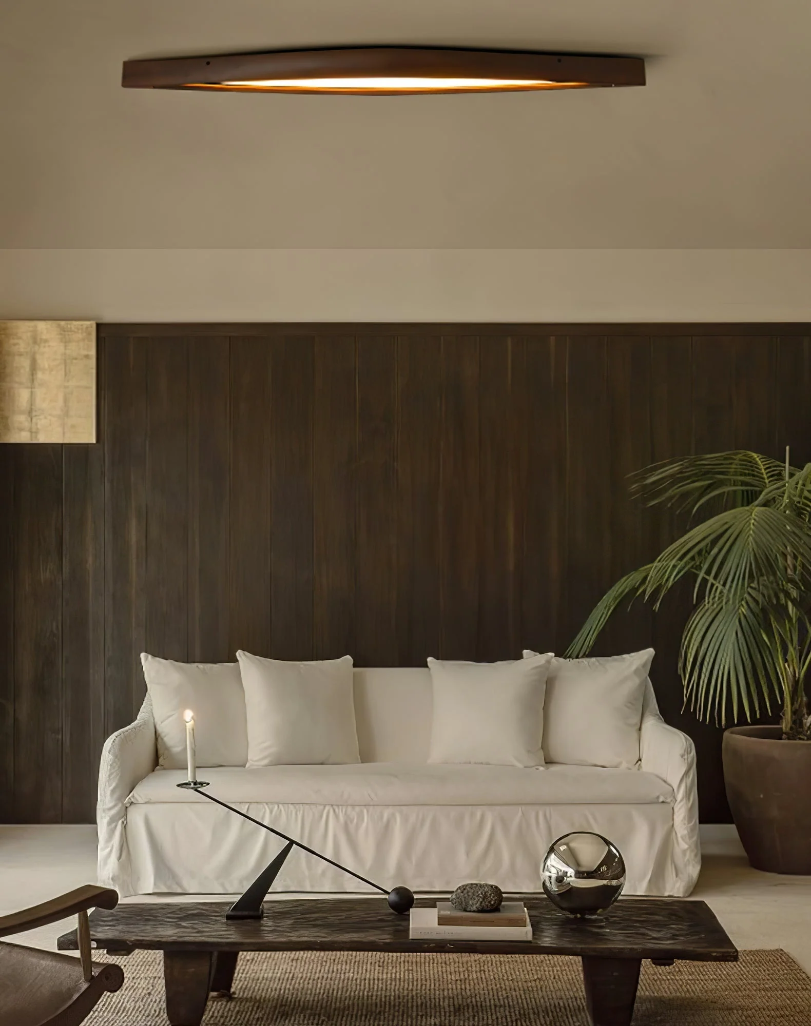 Alnoreth Nordic Horizon Linear Wood Ceiling Lamp - Image 16