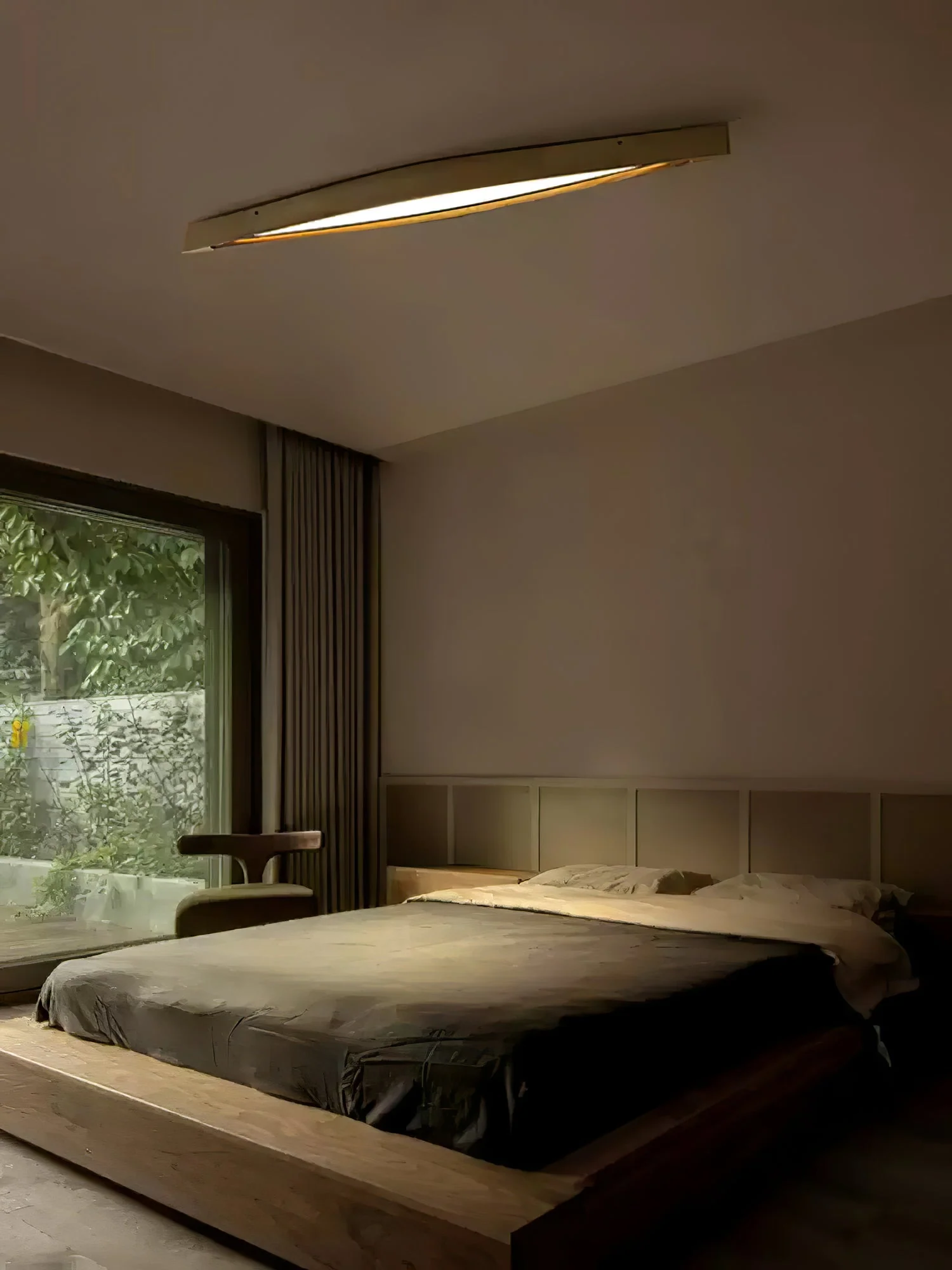 Alnoreth Nordic Horizon Linear Wood Ceiling Lamp - Image 19